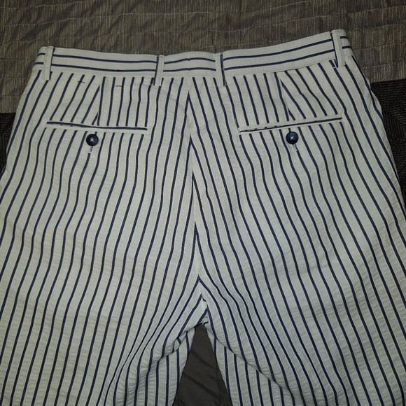 Paisley & Gray Slim Fit White & Blue Striped Pant W30 x 32L NW0T Suit Seperate - Picture 9 of 14